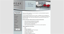 Desktop Screenshot of gopeakappraisals.com